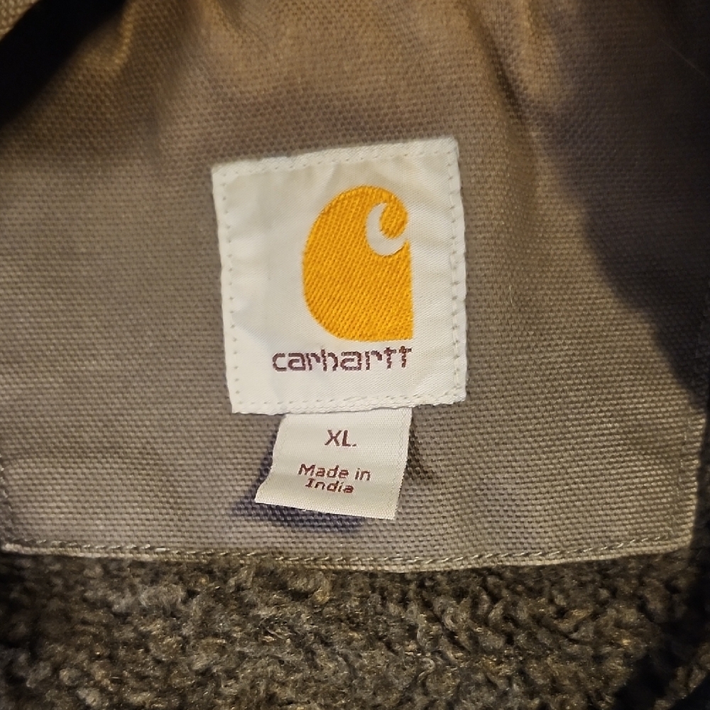 Carhartt Men's Gray Hooded Field Jacket- XL - Picture 2 of 9